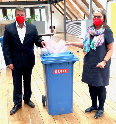 Briefwahl Helge Zychlinski und Daniela Mühleis